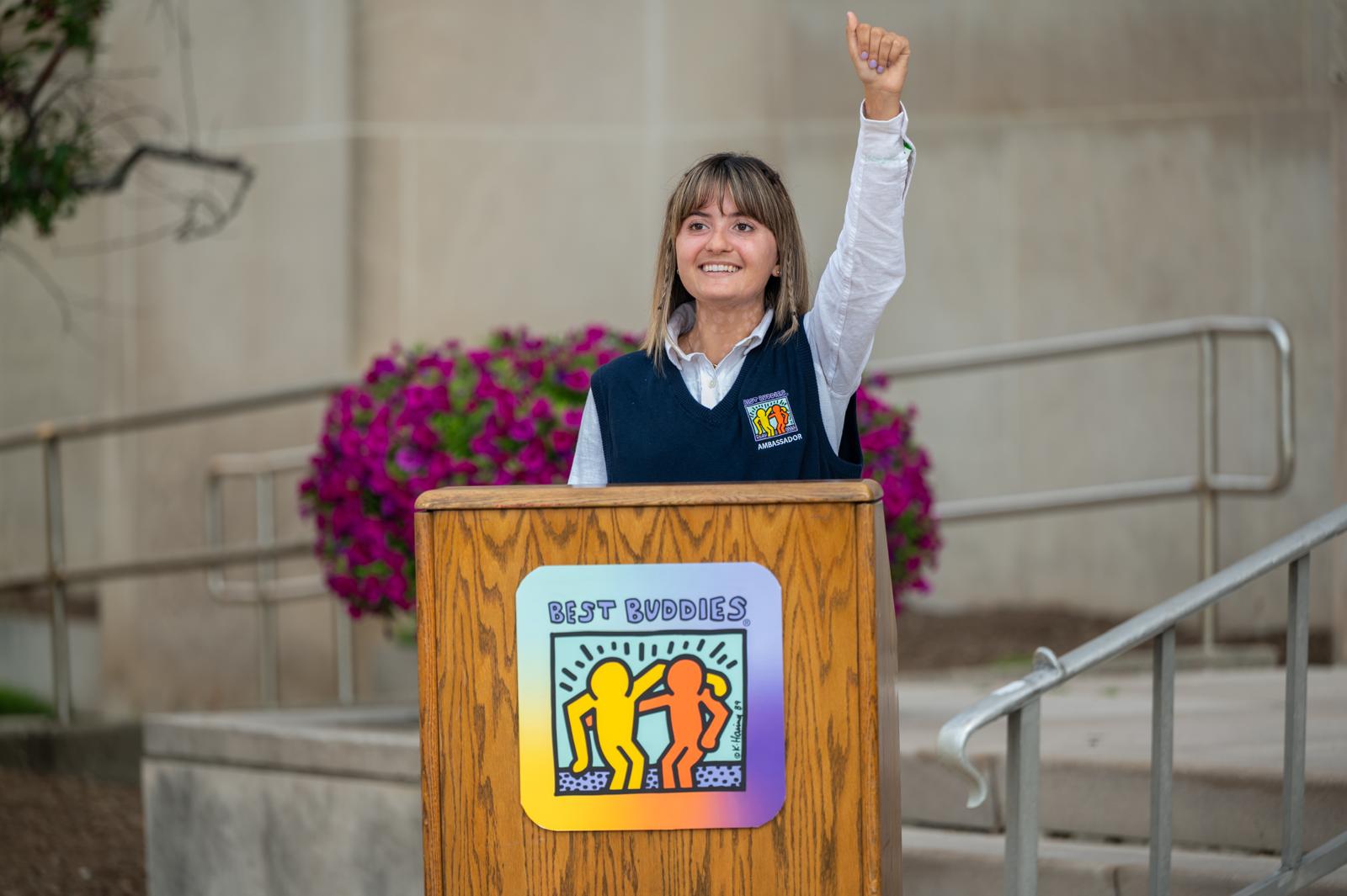 Lauren at Best Buddies International Leadership Conference